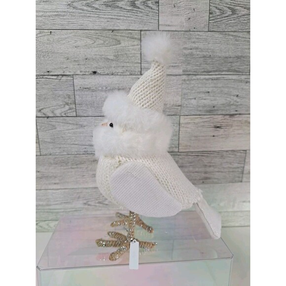 Target Wondershop Spritz Bird 2019 RUE White Featherly Hat Scarf Holiday Decor - Picture 7 of 15